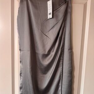 French Connection Silver Pencil Skirt